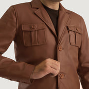 
Ray Cutler Кожаная куртка для Мужчин – alternate product view 6