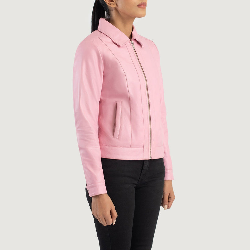 Vixen Classic Collar Кожаная куртка для Женщин